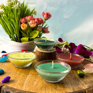 Glass Katori Candles
