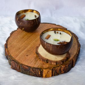 Coconut Shell Premium Scented Candle