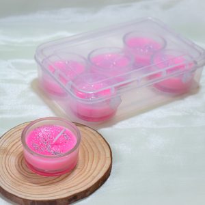 Box Of Pink LED Candle