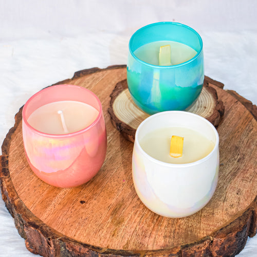 Premium Scented Glass Jar Candles