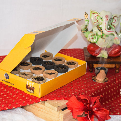 Sambrani Cup Dhoop - [ 4 in 1]