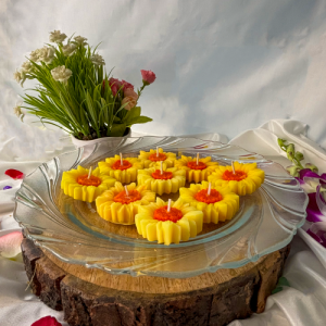 Floating Sunflower Candles