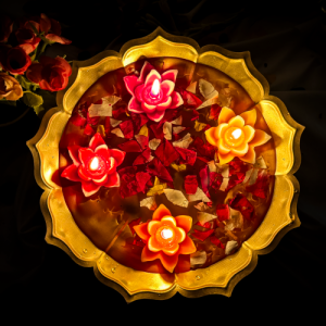 Floating Lotus Candles