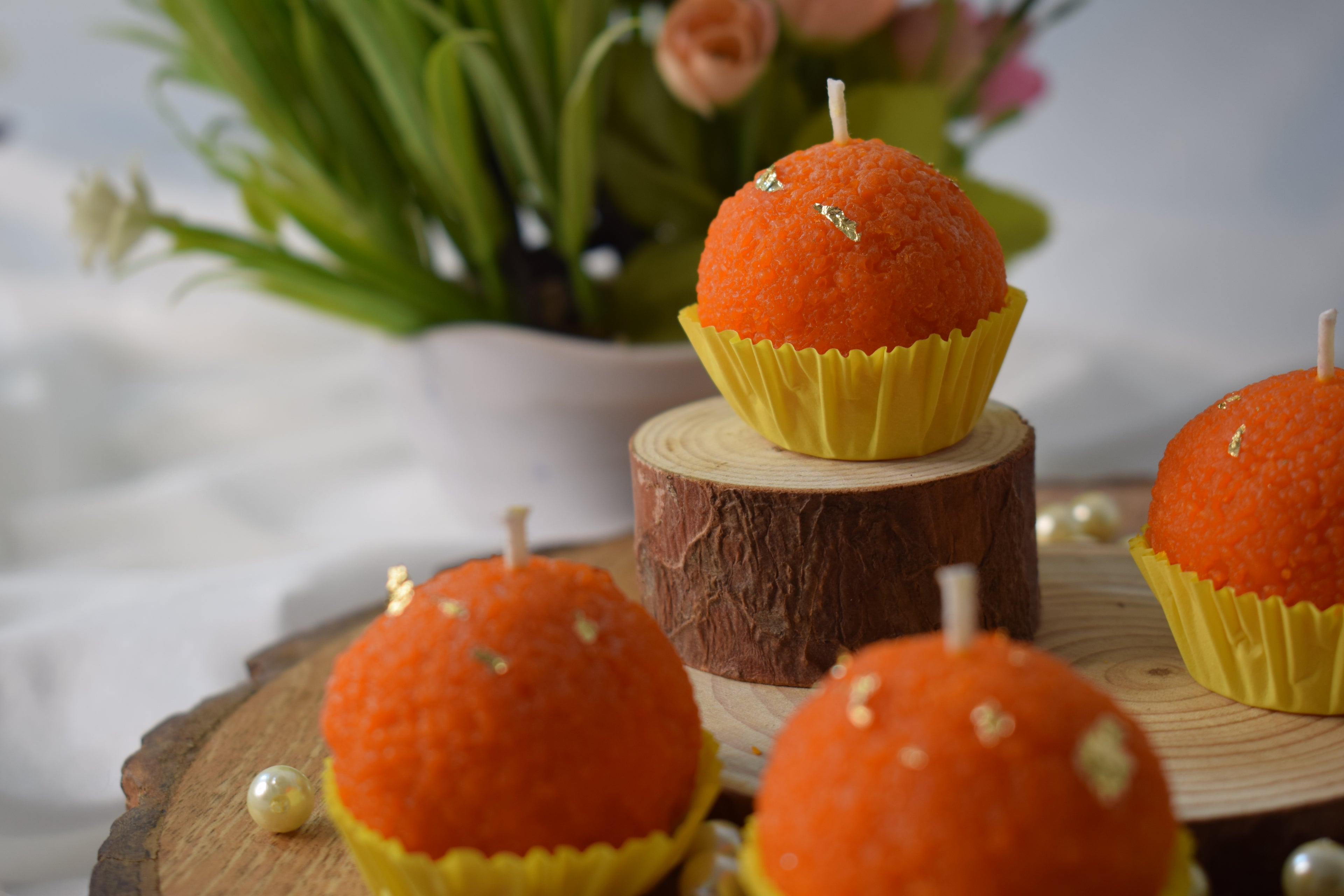 Motichoor Laddoo Candles