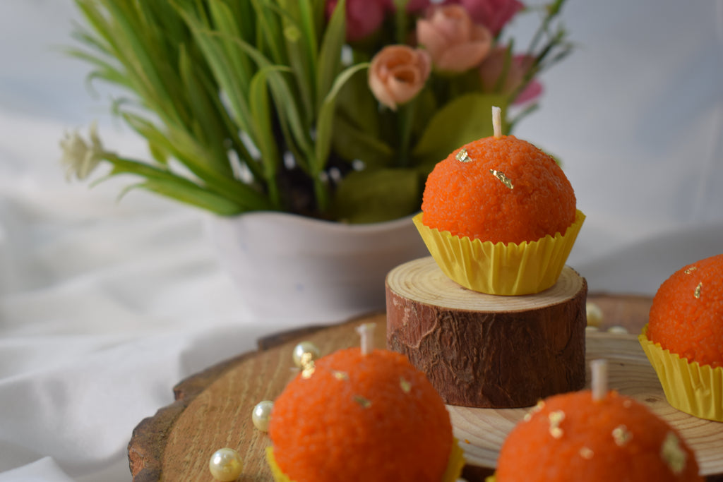 Motichoor Laddoo Candles