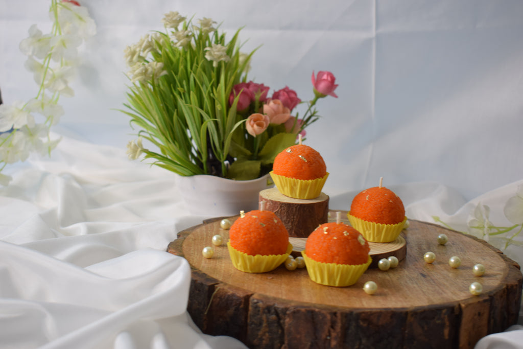 Motichoor Laddoo Candles