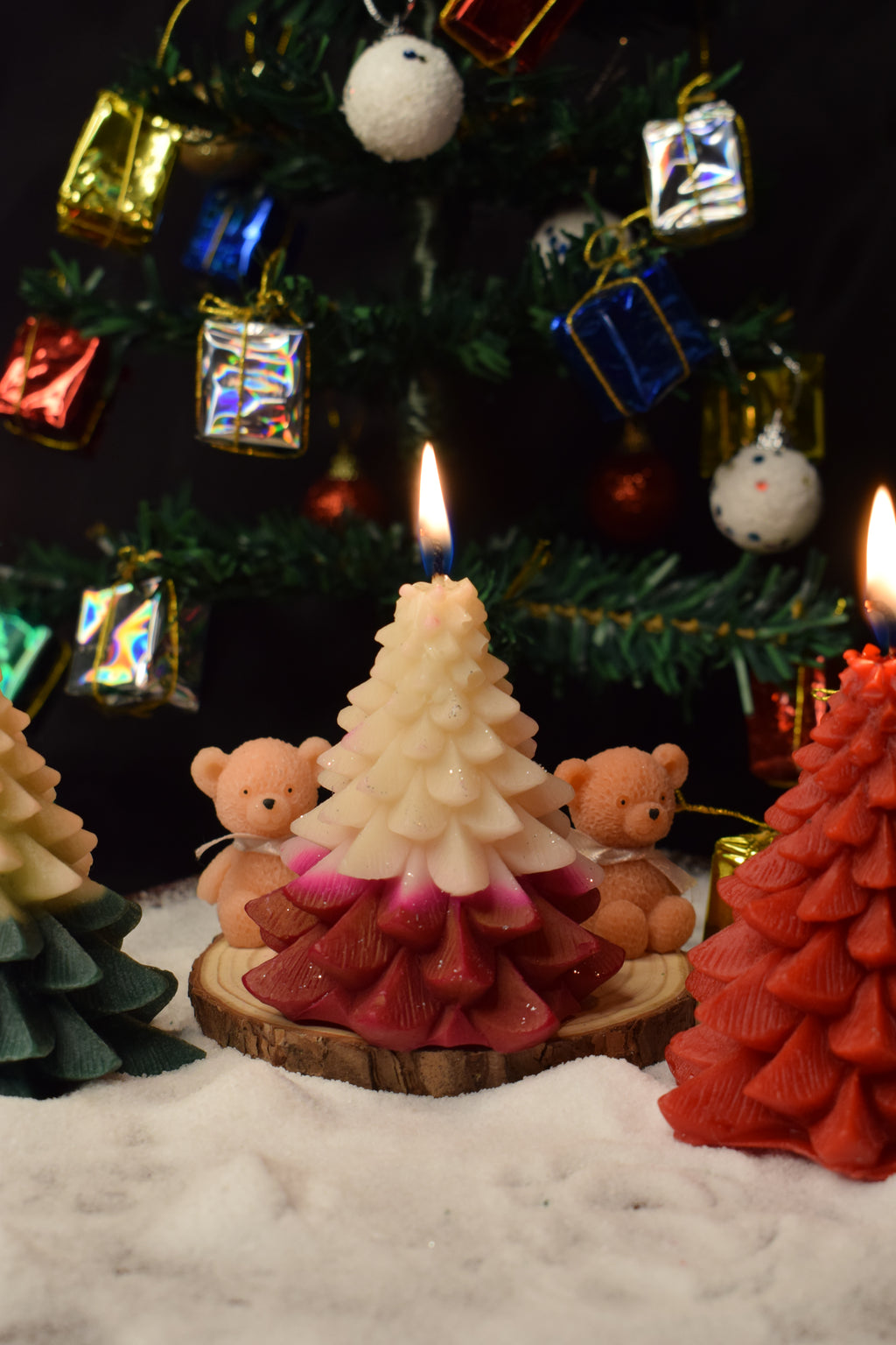 Christmas Tree Candle [Pack of 3]