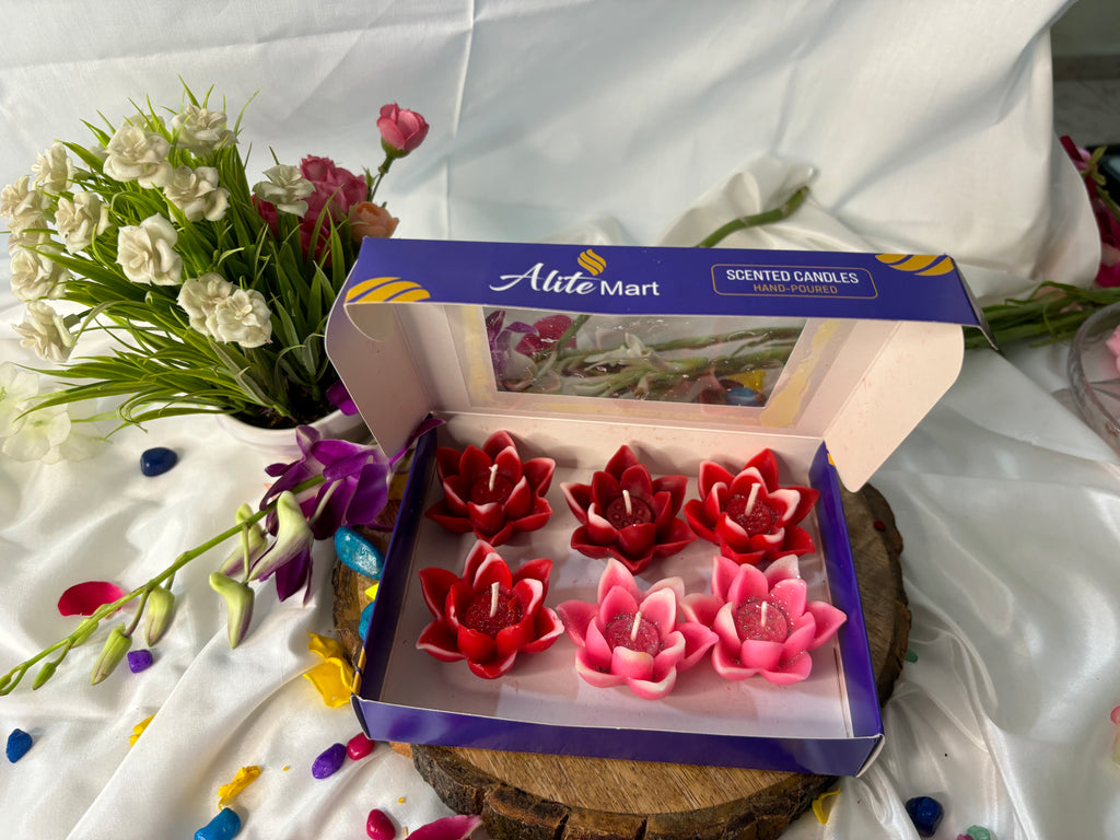 Floating Rose Candles