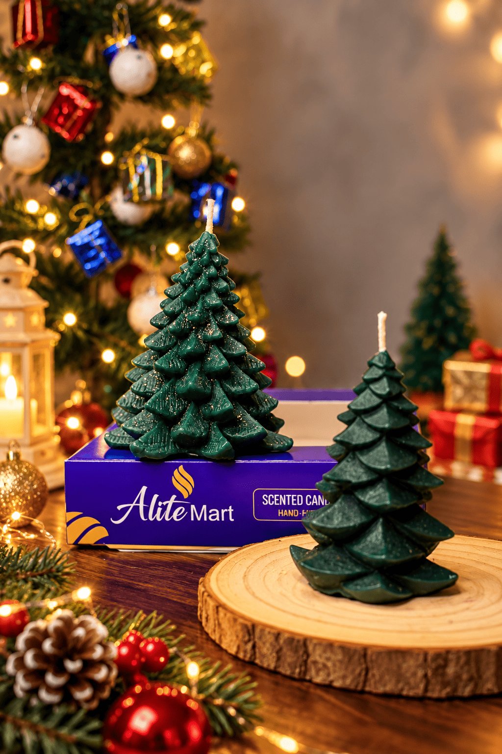 Christmas Tree Candles (Big & Small) – image 2