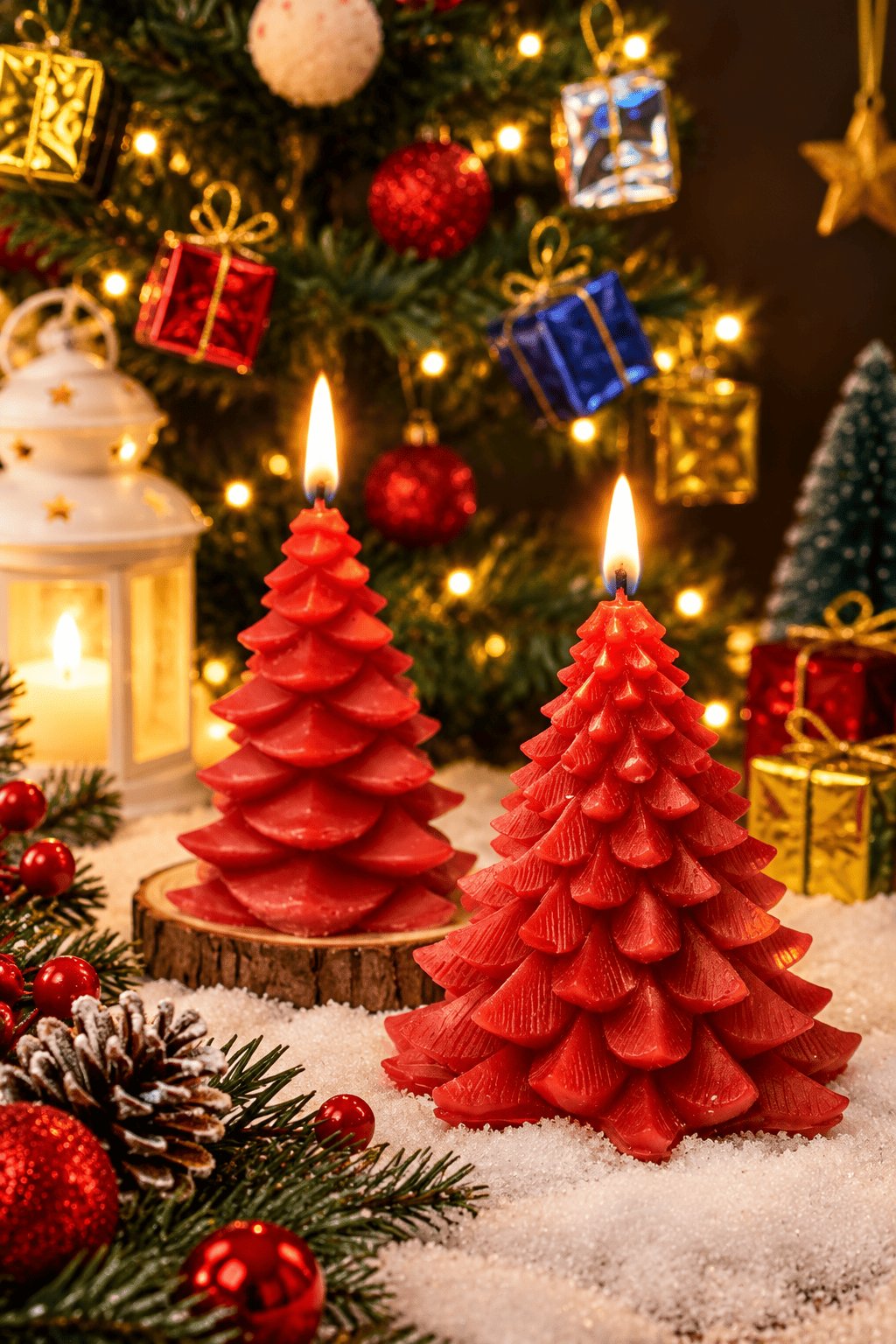 Christmas Tree Candles (Big & Small) – image 3