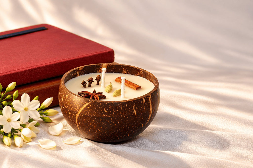 Coconut Shell Candle with Spices (Spicy Shell) – image 1