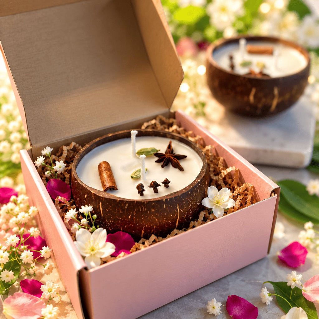 Coconut Shell Candle with Spices (Spicy Shell) – image 2