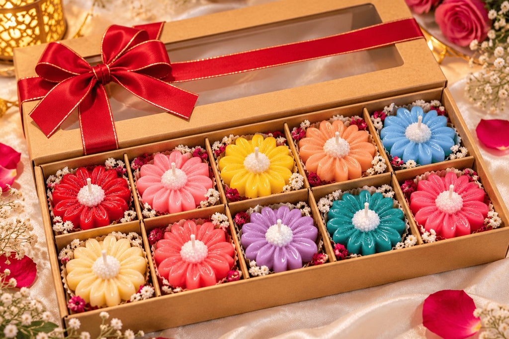 Daisy Flower Candles – image 1