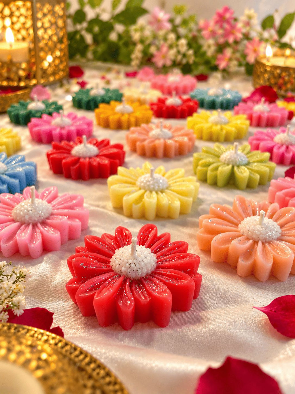Daisy Flower Candles – image 2