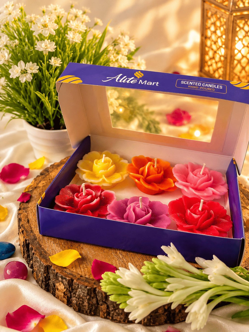 Floating Lotus Candles – image 2