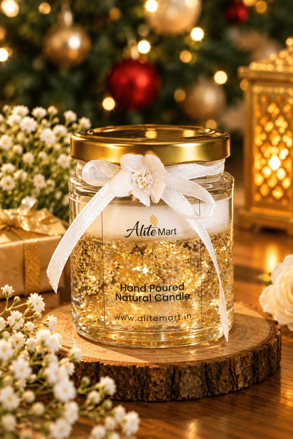 Golden Delight Jar Candle – image 2