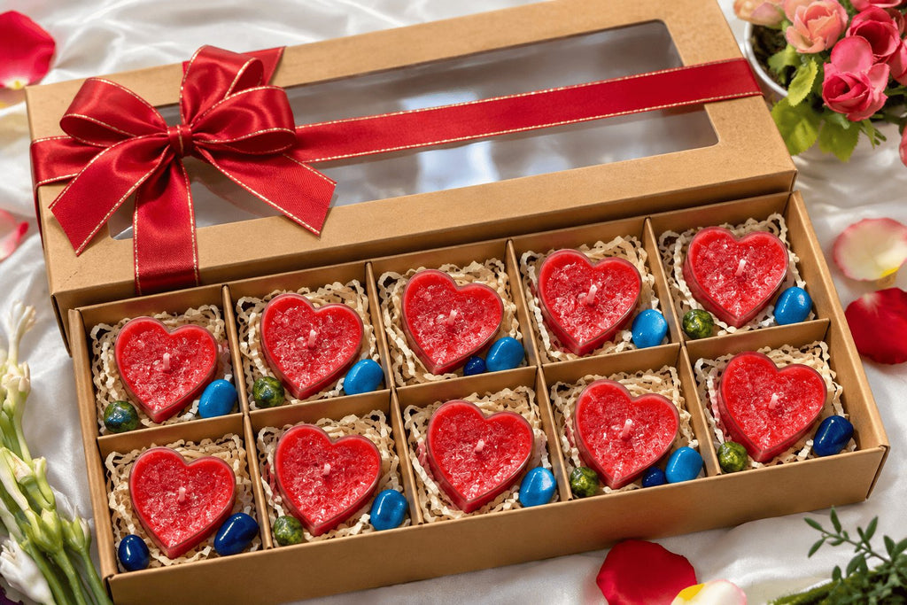 Heart Shaped Tealight Candles – image 2
