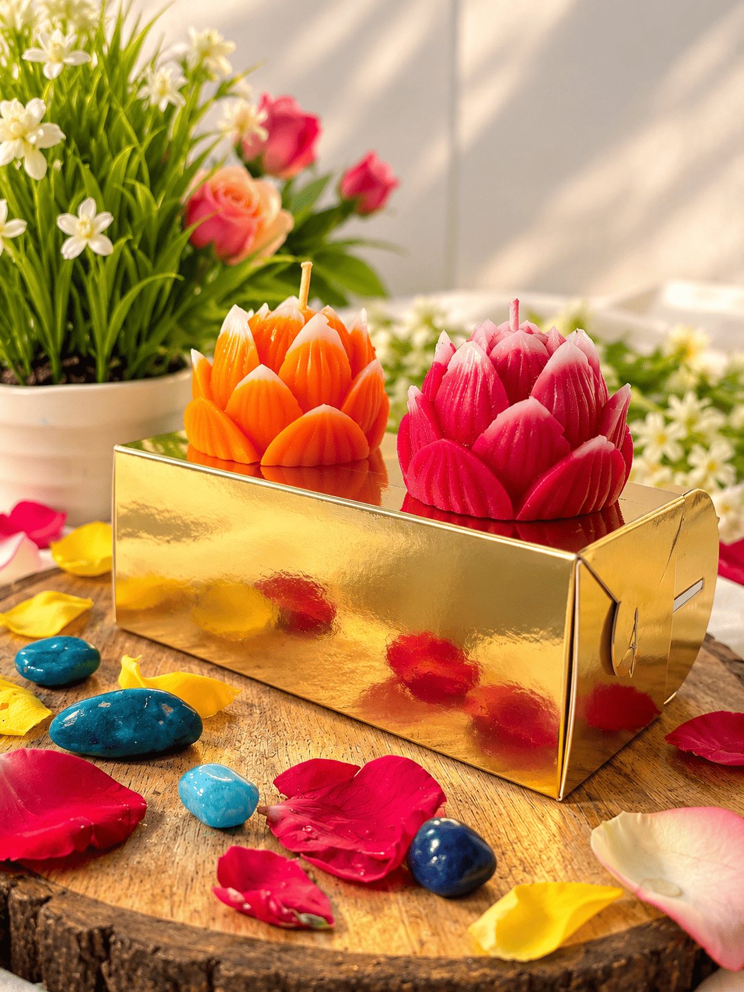 Lotus Bud Candles – image 2
