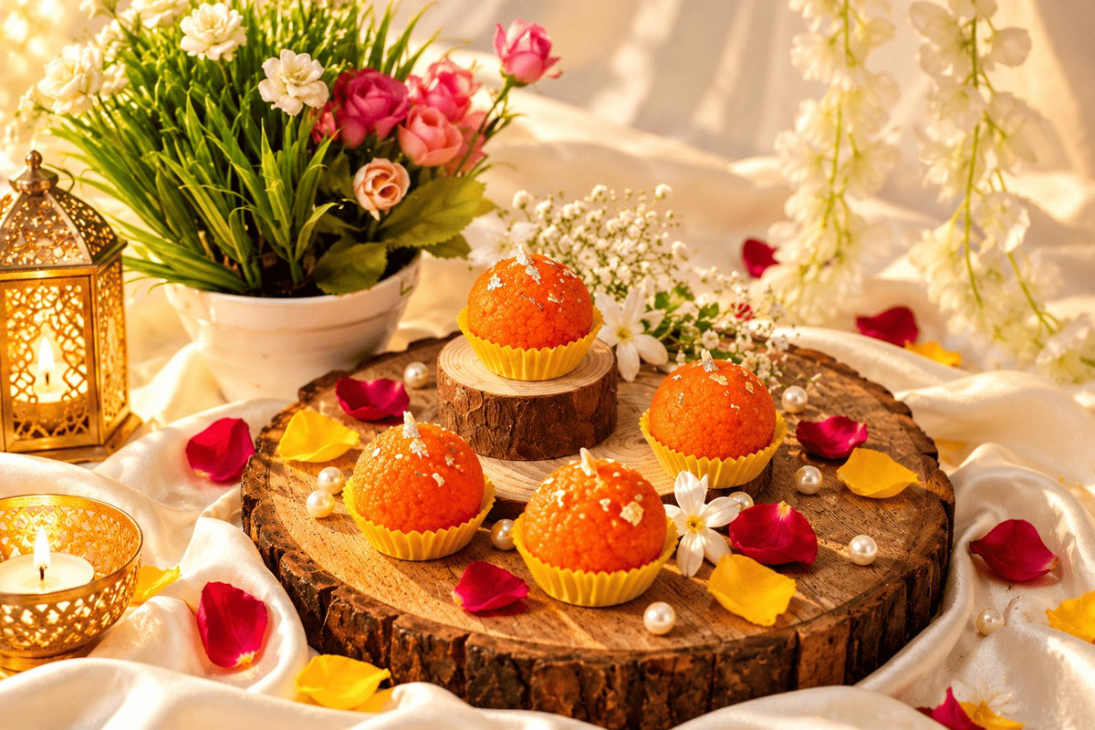 Motichoor Ladoo Candles – image 2