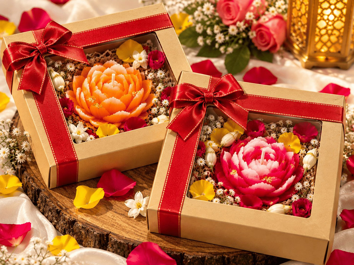 Peony Flower Candles – image 1
